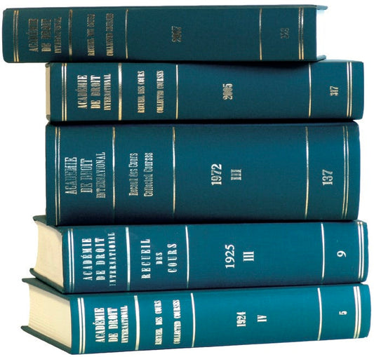 Recueil des cours, Collected Courses, Tome/Volume 252 (1995)