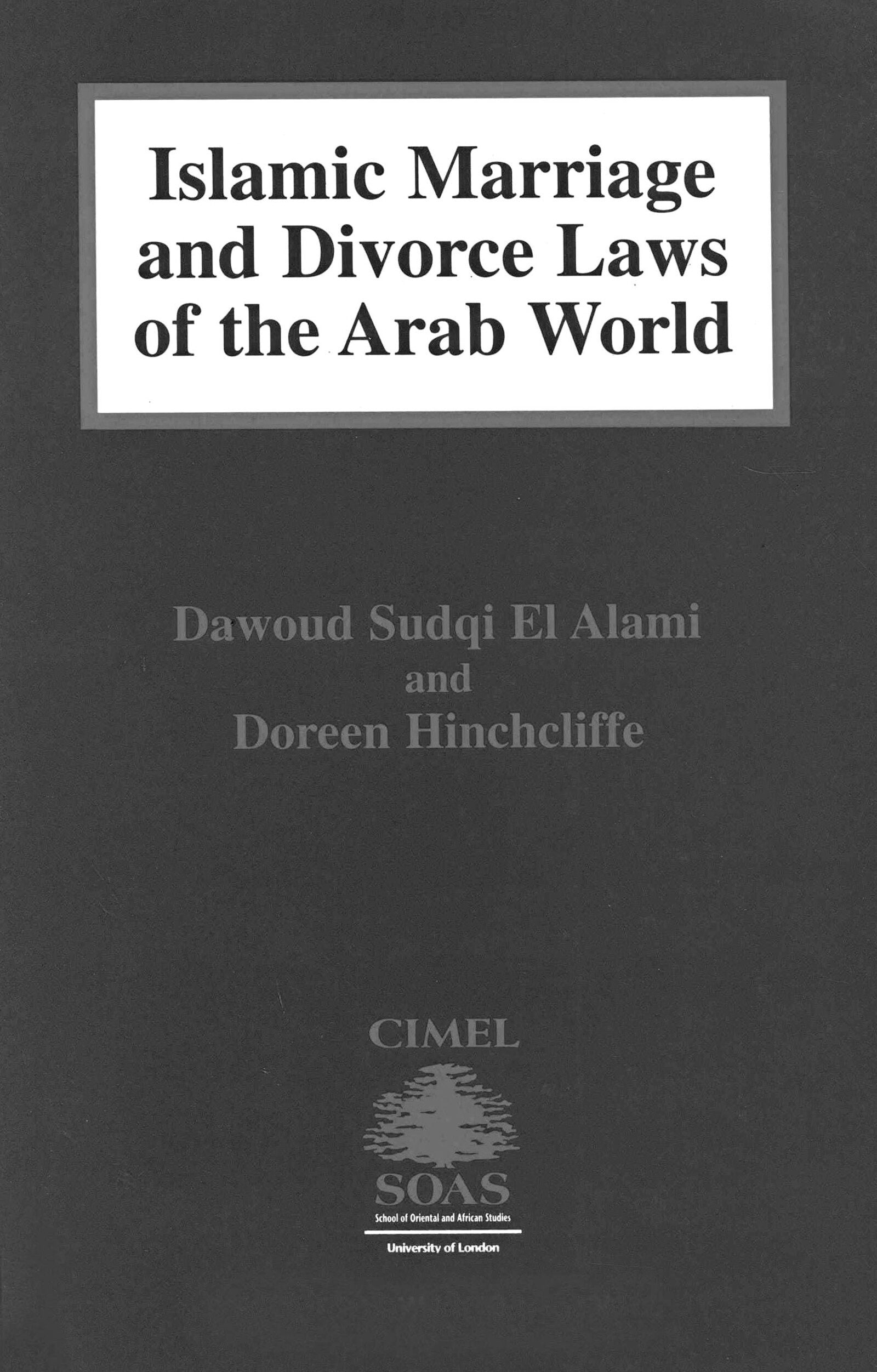 Book cover image for Islamic Marriage and Divorce Laws of the Arab World ISBN: 9789041108968