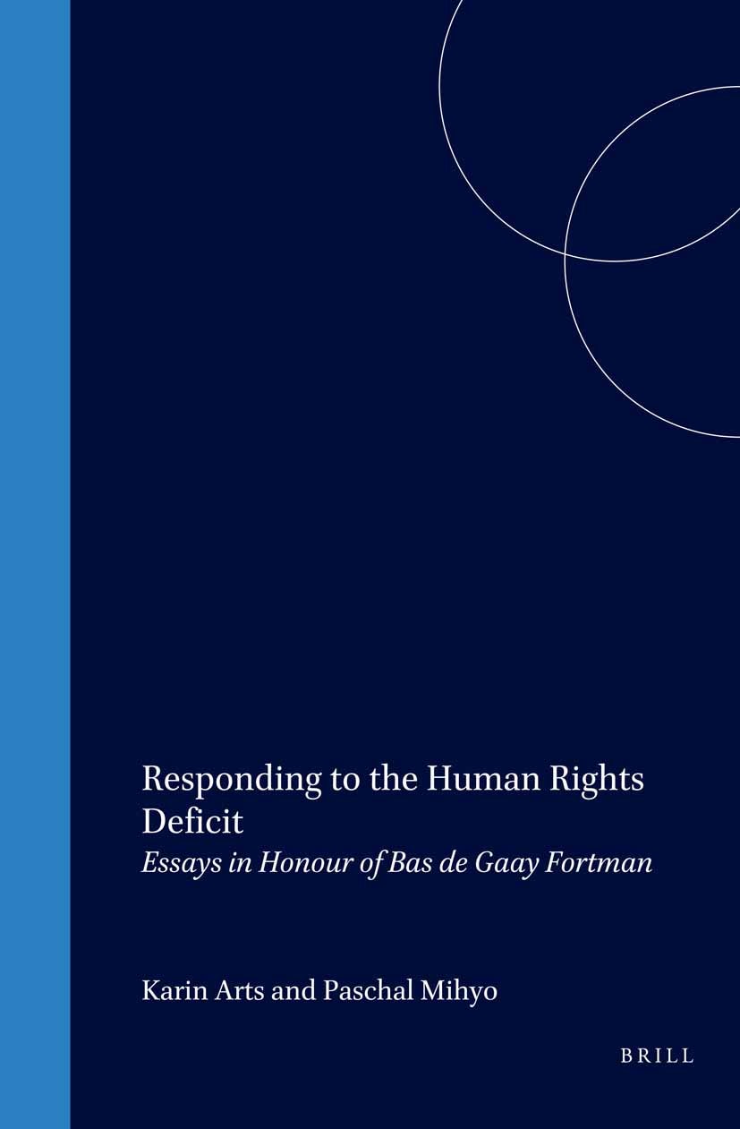 Book cover image for Responding to the Human Rights Deficit ISBN: 9789041120212