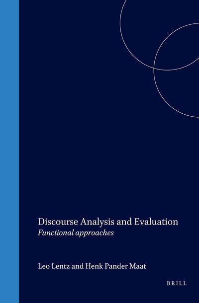 Cover image for Discourse Analysis and Evaluation, isbn: 9789042001374