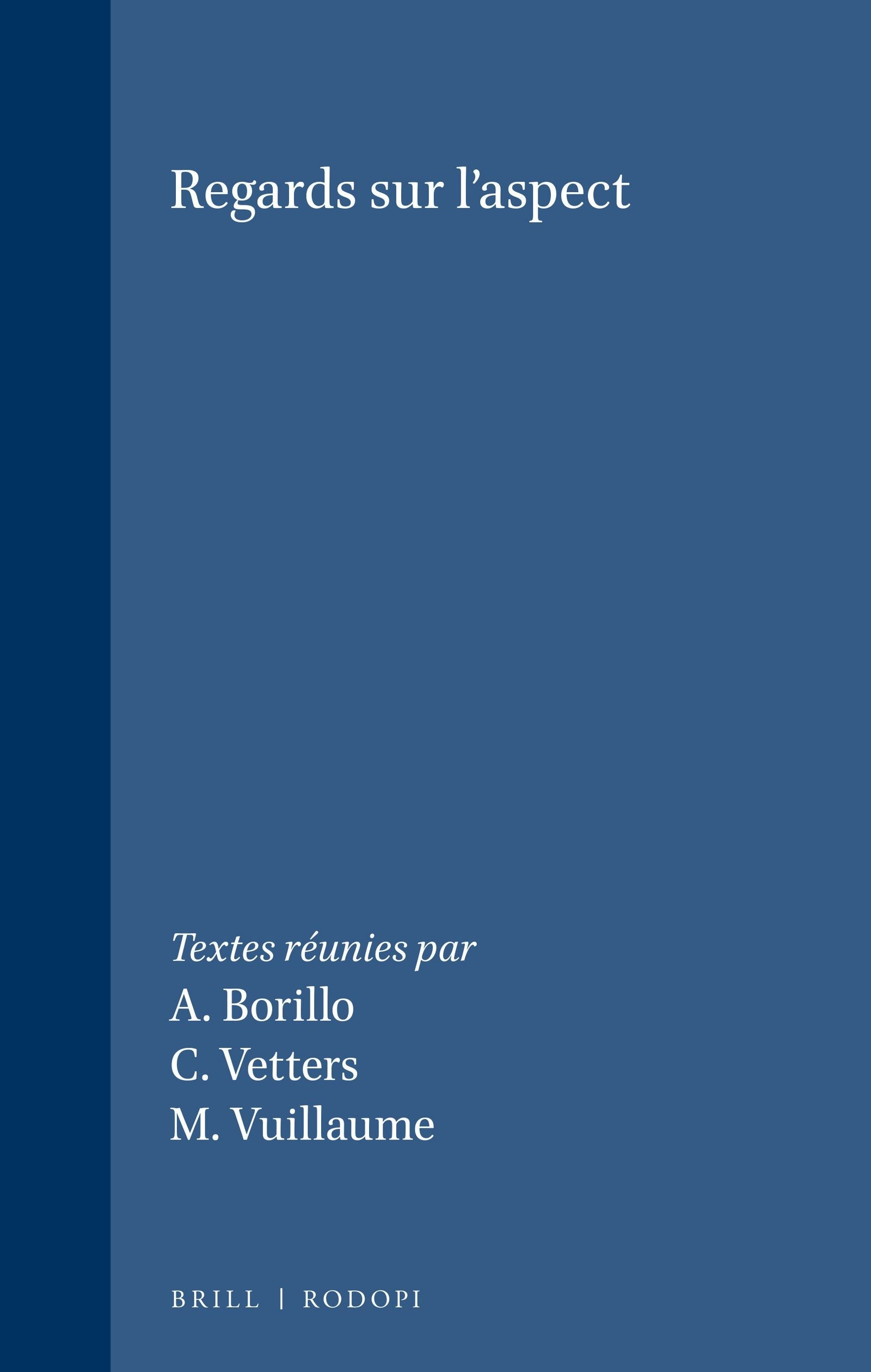 Book cover image for Regards sur l'aspect ISBN: 9789042002128