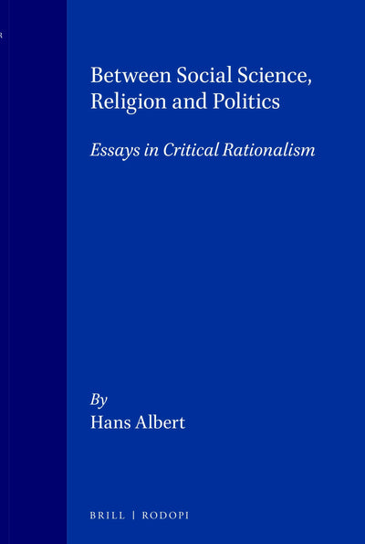 Cover image for Between Social Science, Religion and Politics, isbn: 9789042005075