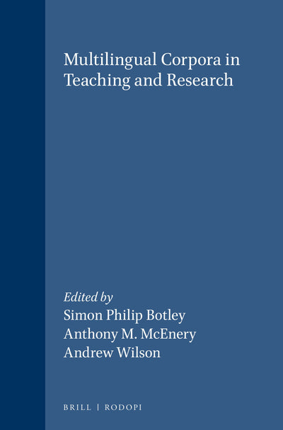 Cover image for Multilingual Corpora in Teaching and Research, isbn: 9789042005518