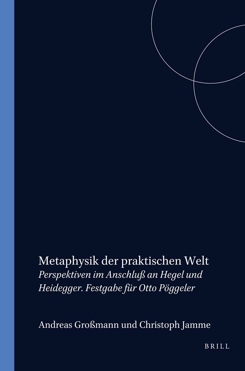 Book cover image for Metaphysik der praktischen Welt ISBN: 9789042006997