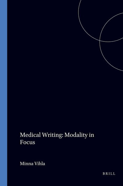 Cover image for Medical Writing: Modality in Focus, isbn: 9789042007086
