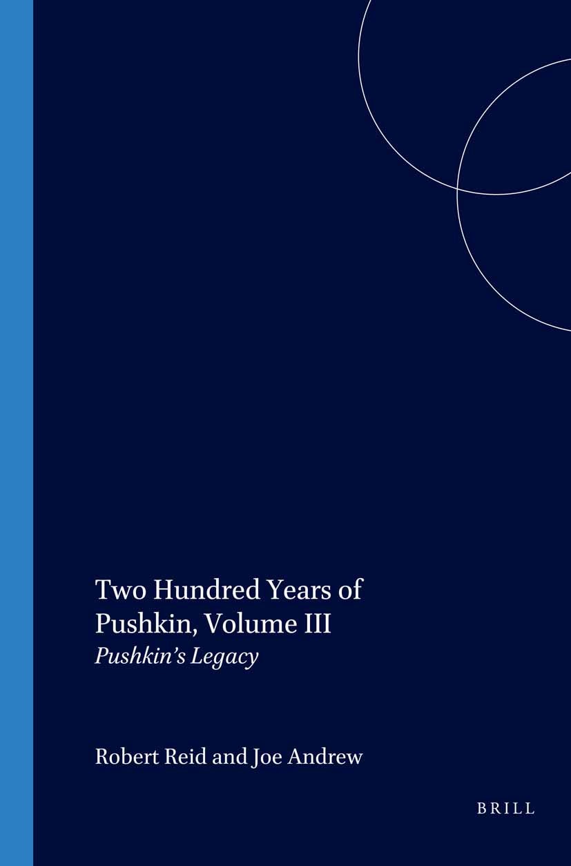 Book cover image for Two Hundred Years of Pushkin, Volume III ISBN: 9789042009585
