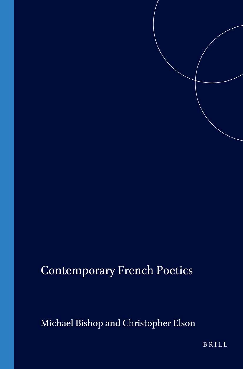 Book cover image for Contemporary French Poetics ISBN: 9789042009837