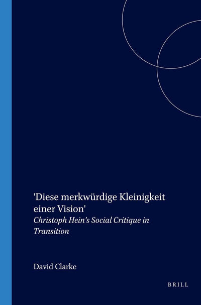 Cover image for 'Diese merkwürdige Kleinigkeit einer Vision', isbn: 9789042011533