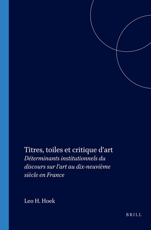 Titres, toiles et critique d'art