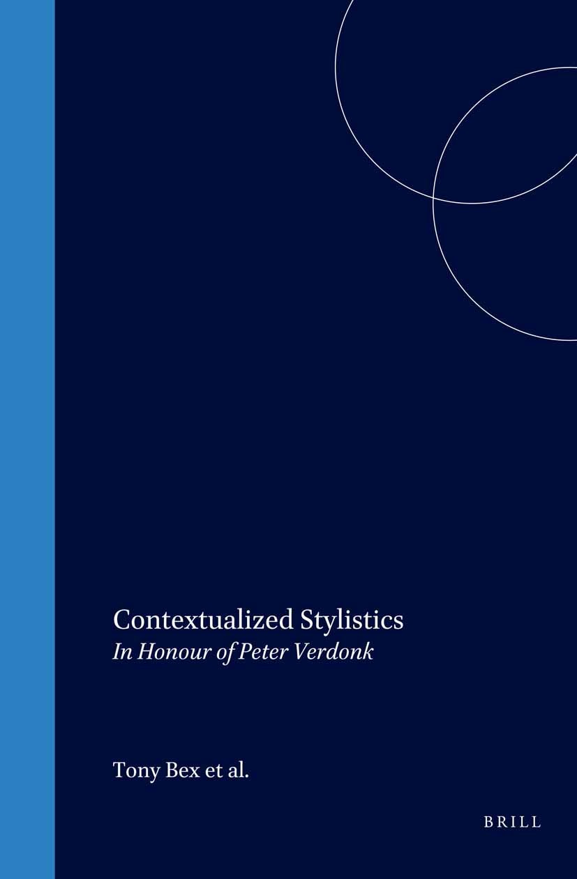 Book cover image for Contextualized Stylistics ISBN: 9789042014916