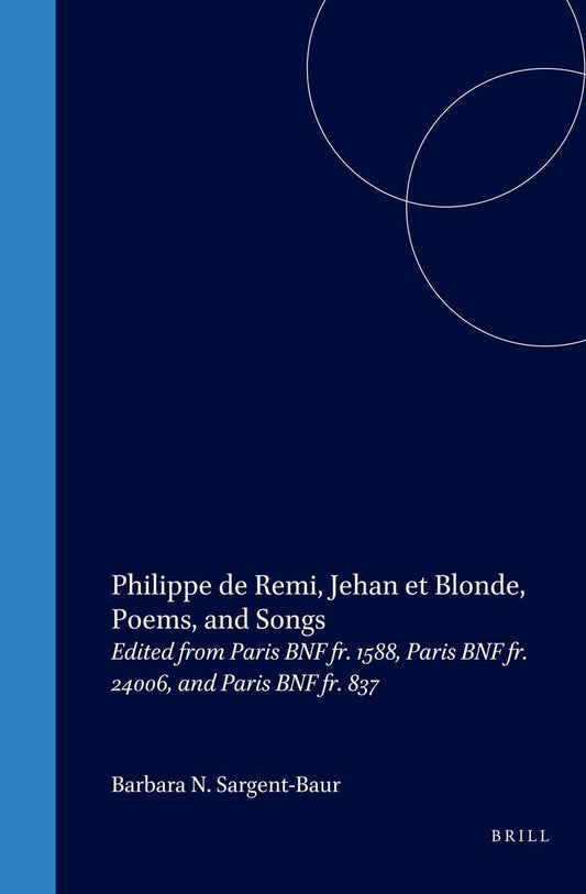 Philippe de Remi, Jehan et Blonde, Poems, and Songs