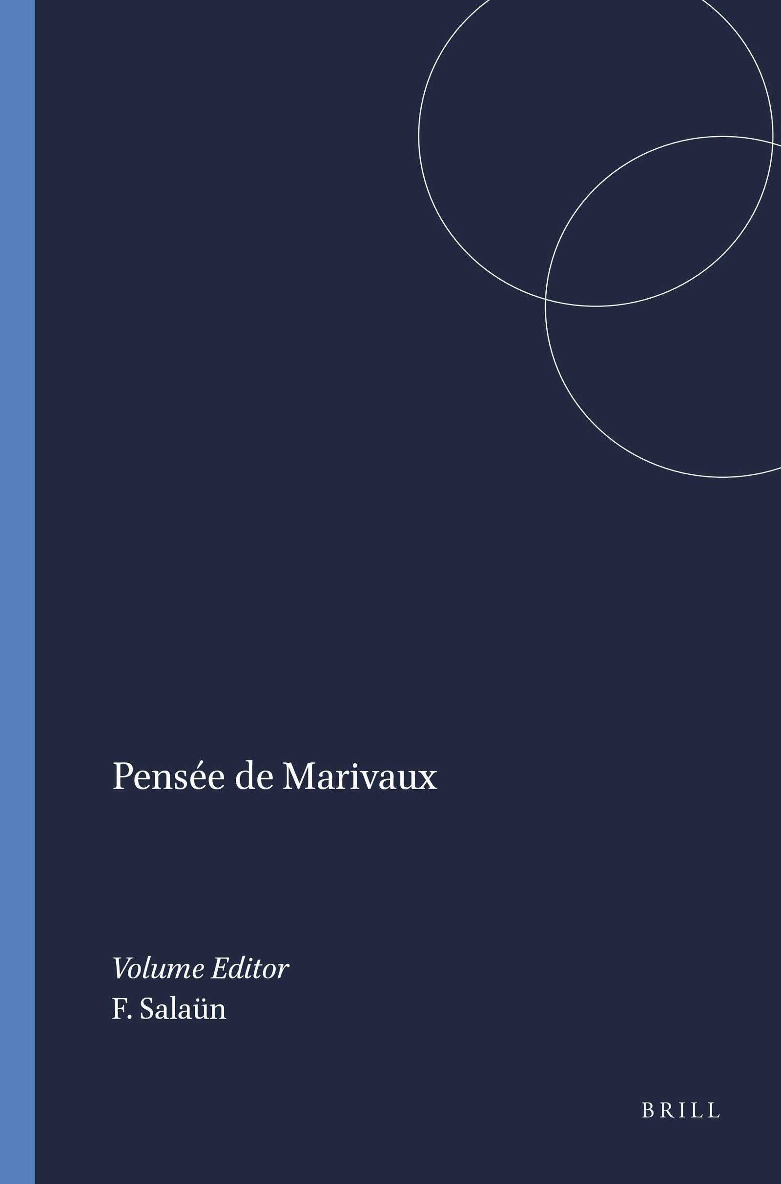 Book cover image for Pensée de Marivaux ISBN: 9789042015890