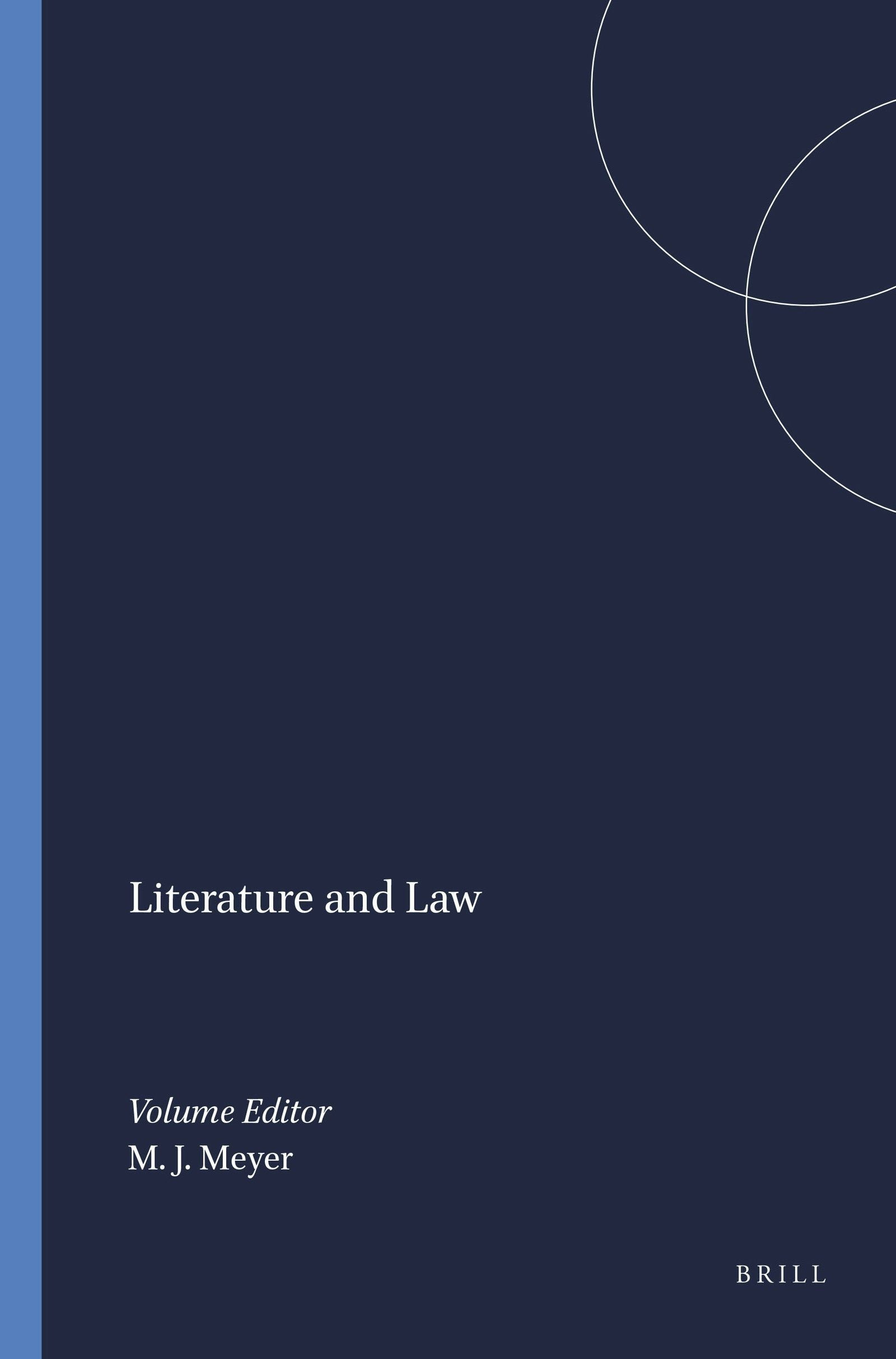 Book cover image for Literature and Law ISBN: 9789042016439