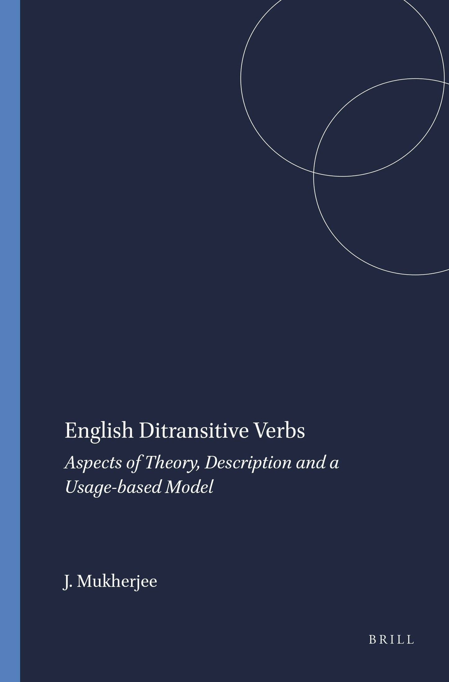 Book cover image for English Ditransitive Verbs ISBN: 9789042019348