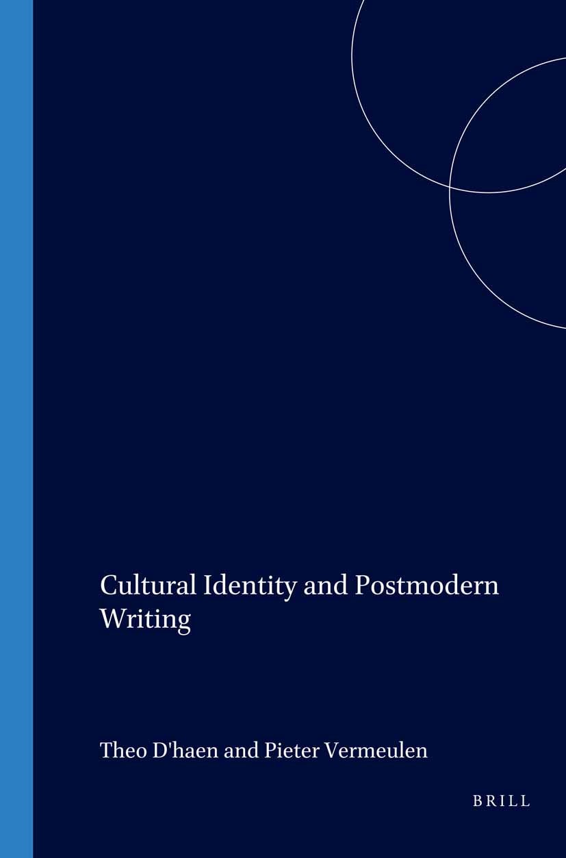 Book cover image for Cultural Identity and Postmodern Writing ISBN: 9789042021181