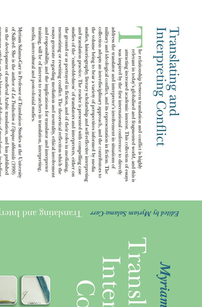 Cover image for Translating and Interpreting Conflict, isbn: 9789042022003
