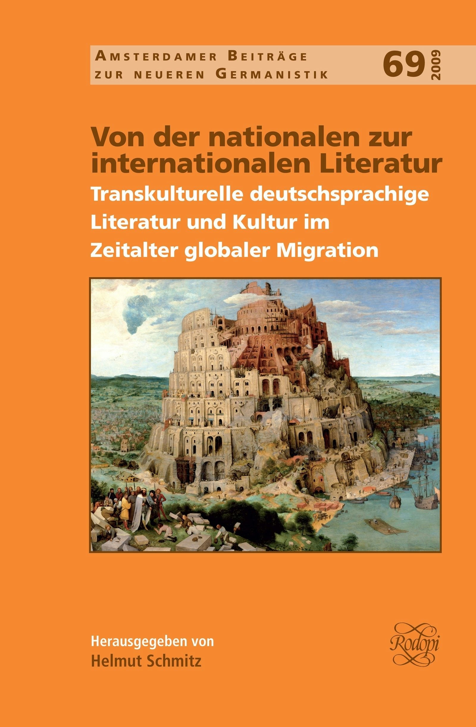 Book cover image for Von der nationalen zur internationalen Literatur ISBN: 9789042025820