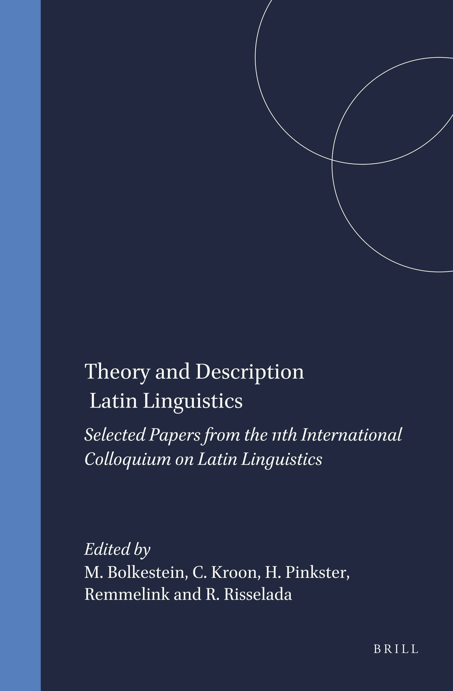 Book cover image for Theory and Description in Latin Linguistics ISBN: 9789050633581