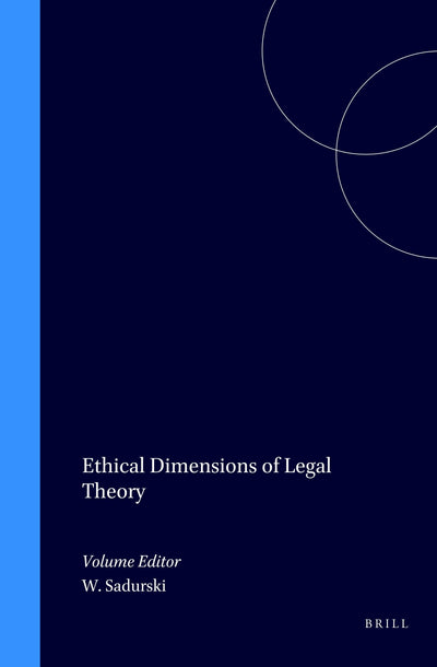 Cover image for Ethical Dimensions of Legal Theory, isbn: 9789051833409