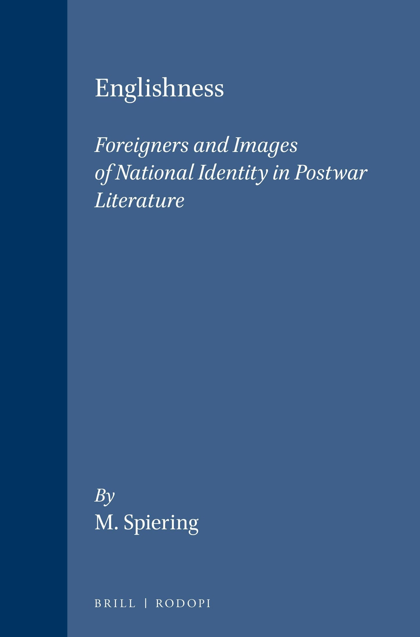 Book cover image for Englishness ISBN: 9789051834369