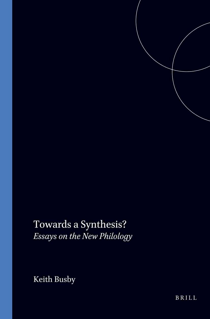 Book cover image for Towards a Synthesis? ISBN: 9789051834499