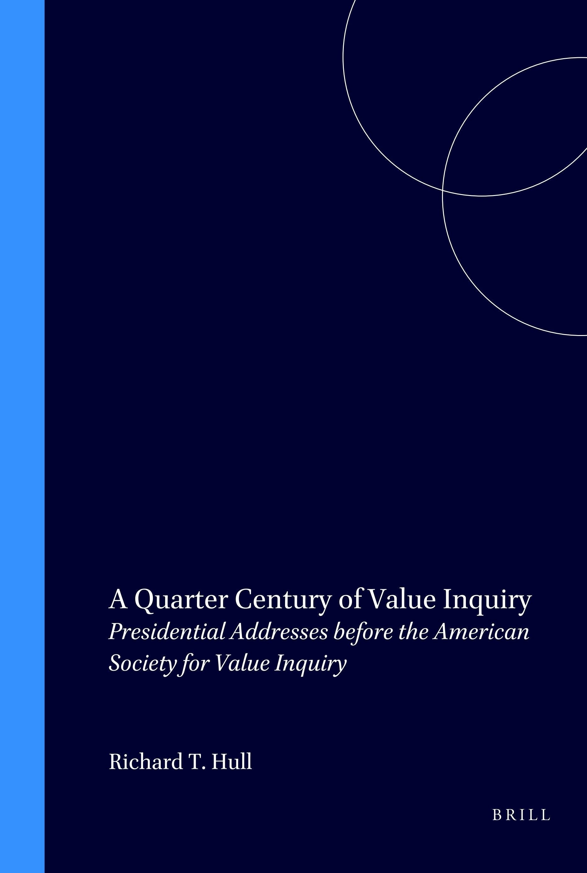 Book cover image for A Quarter Century of Value Inquiry ISBN: 9789051836653