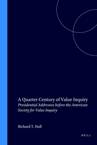 Cover image for A Quarter Century of Value Inquiry, isbn: 9789051836653