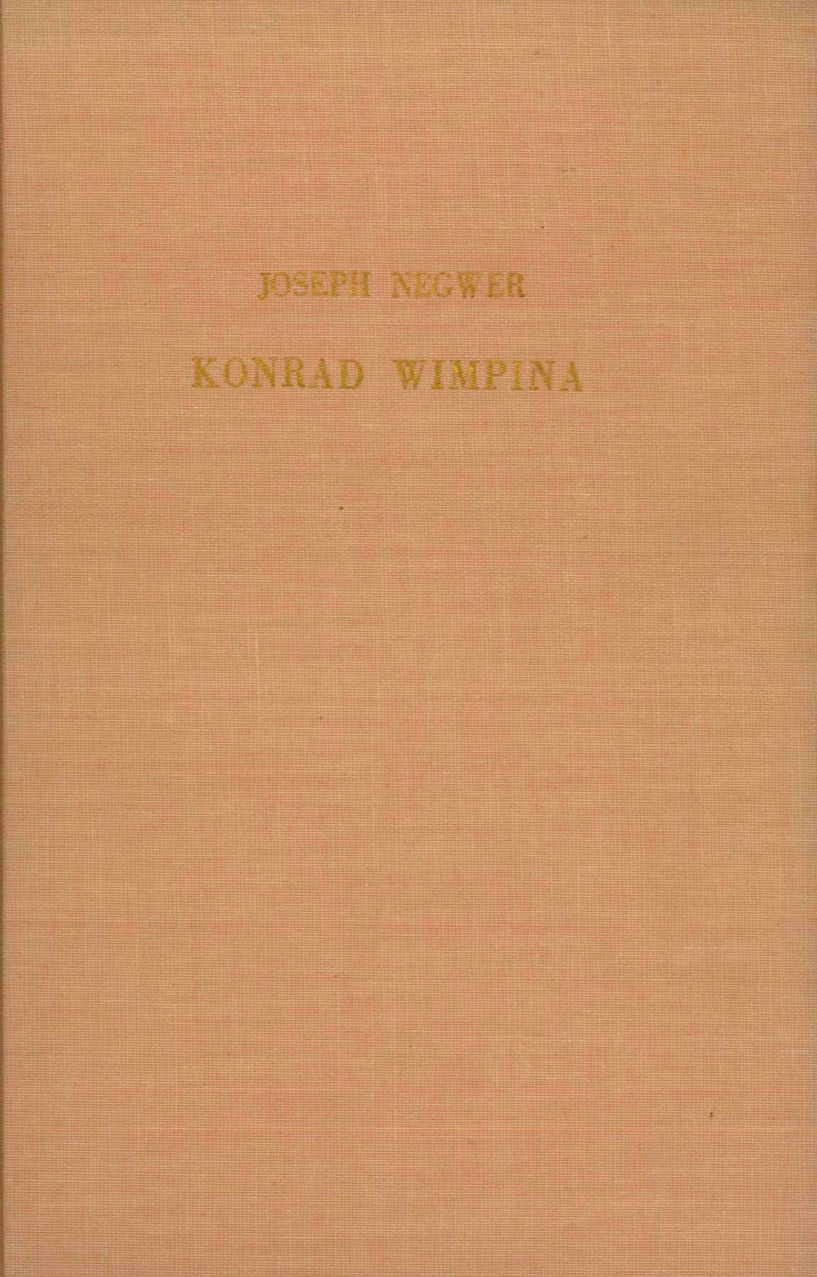 Book cover image for Konrad Wimpina ISBN: 9789060041222