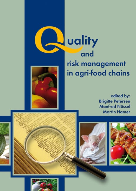 Book cover image for Quality and risk management in agri-food chains ISBN: 9789086862368