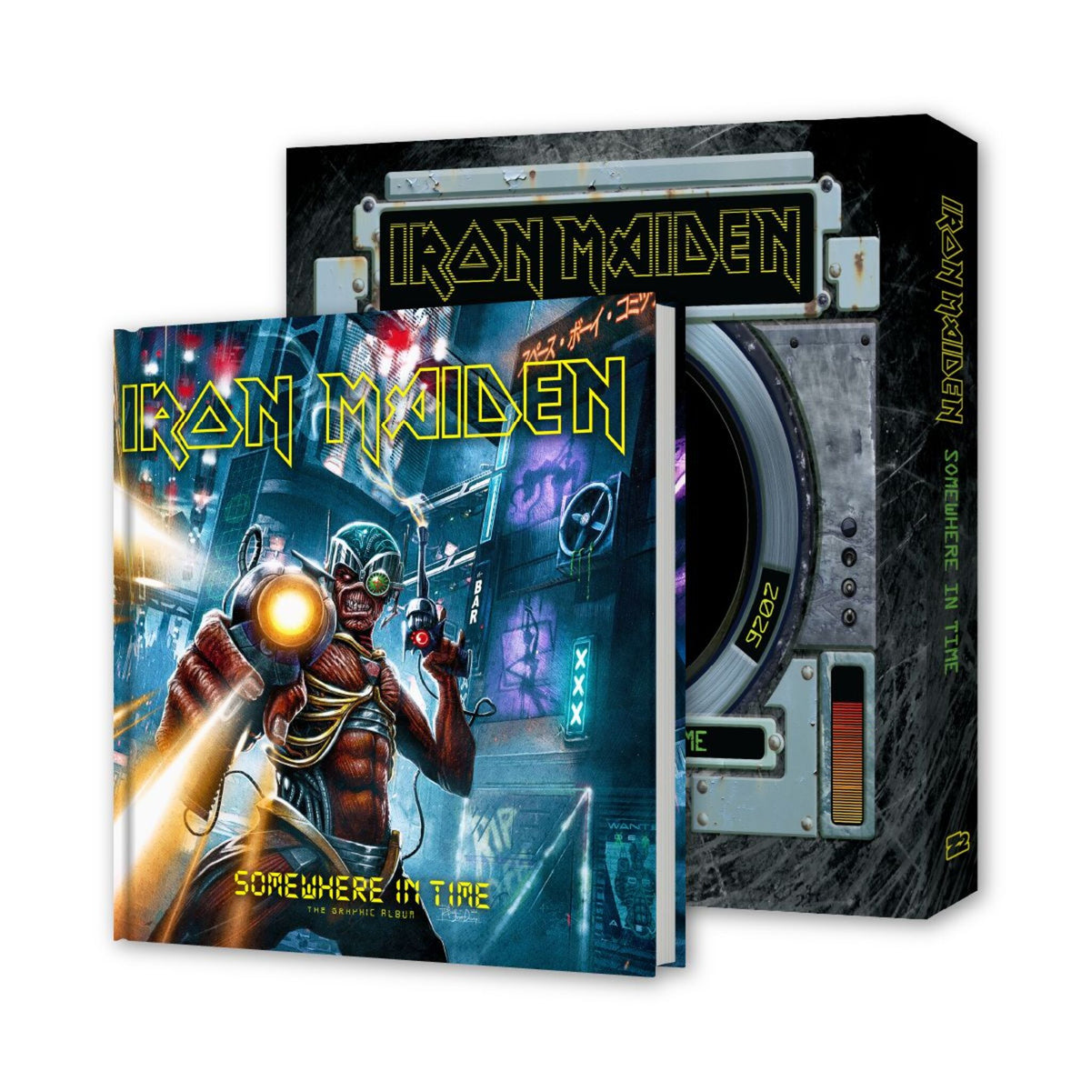 Cover image for Iron Maiden: Somewhere In Time, The Graphic Album (Deluxe Edition) ISBN 9798886562569