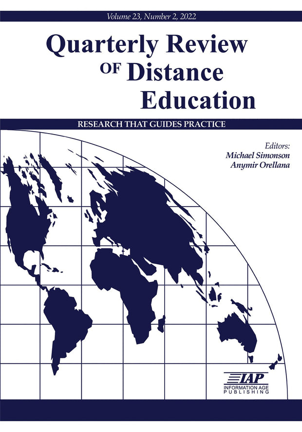 Cover image for Quarterly Review of Distance Education Vol 23 Issue 2, isbn: 9798887301228