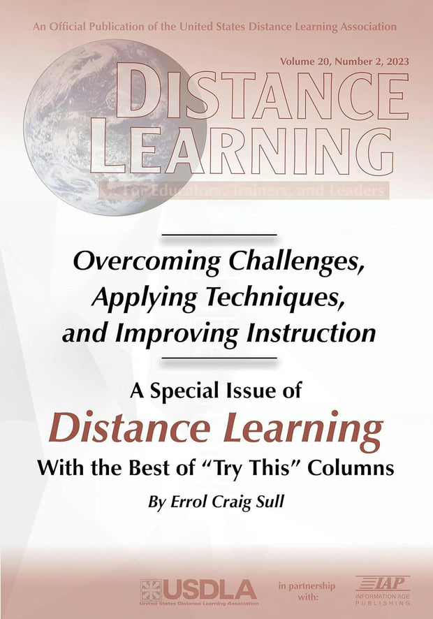 Cover image for Special Issue of Distance Learning Vol 20 Issue 2, isbn: 9798887304243