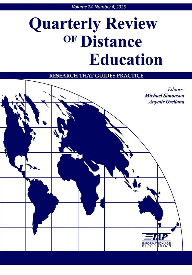 Cover image for Quarterly Review of Distance Education Vol 24 Issue 4, isbn: 9798887306742