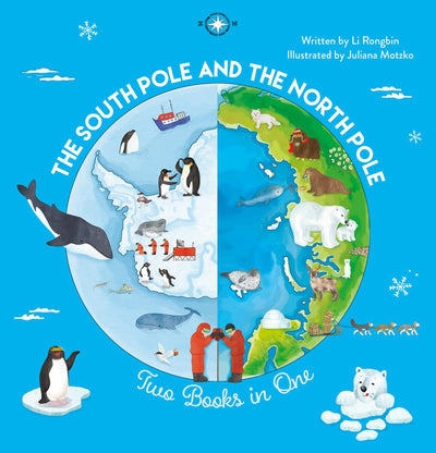 Cover image for The South Pole and the North Pole. Two Books into One, isbn: 9798890631404