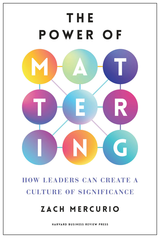 Cover image for The Power of Mattering, isbn: 9798892790123