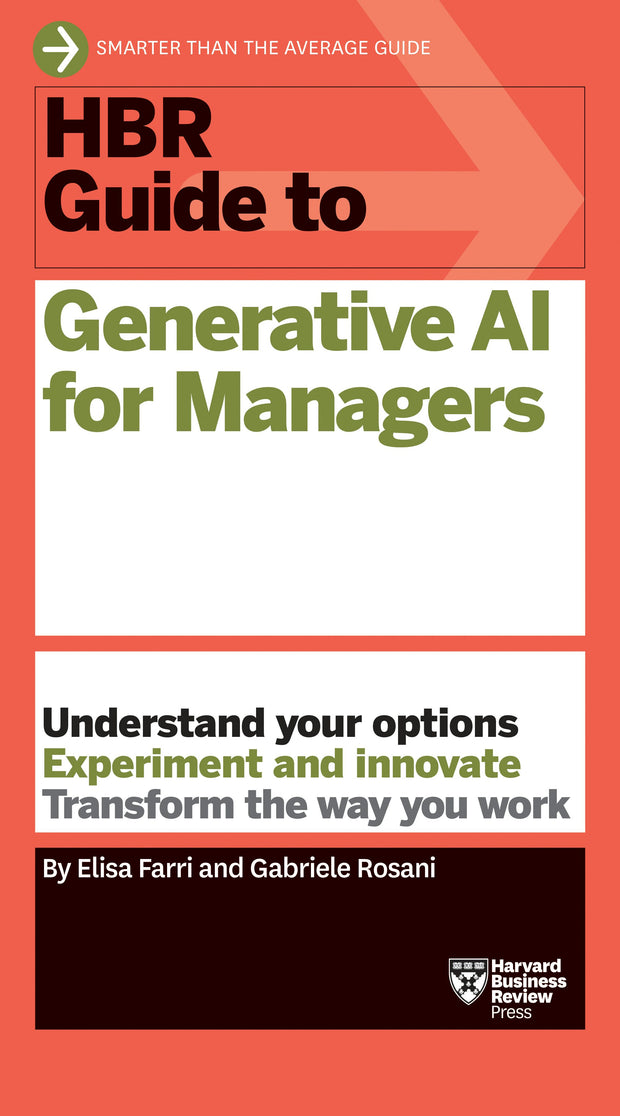 Cover image for HBR Guide to Generative AI for Managers, isbn: 9798892790482