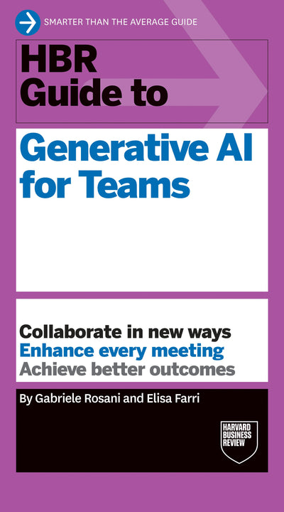 Cover image for HBR Guide to Generative AI for Teams, isbn: 9798892793704