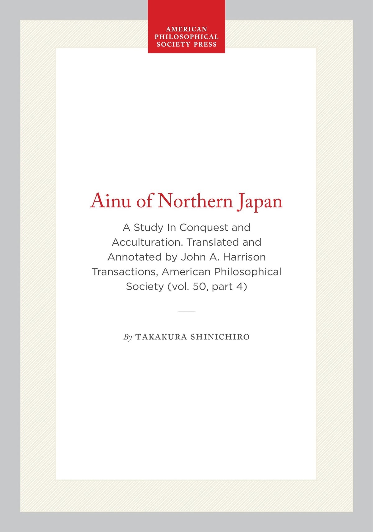 Cover image for Ainu of Northern Japan ISBN 9798893980103