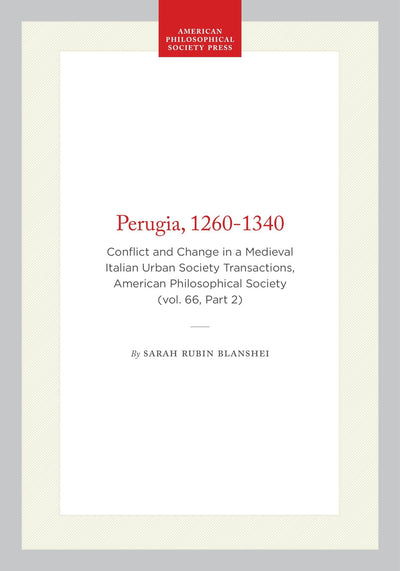 Cover image for Perugia, 1260-1340, isbn: 9798893981636