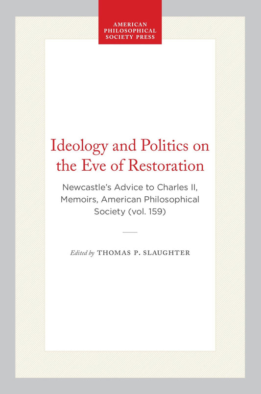 Ideology and Politics on the Eve of Restoration