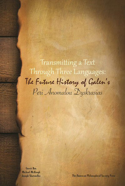 Cover image for Transmitting a Text Through Three Languages, isbn: 9798893983302