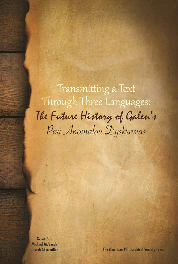 Cover image for Transmitting a Text Through Three Languages, isbn: 9798893983302