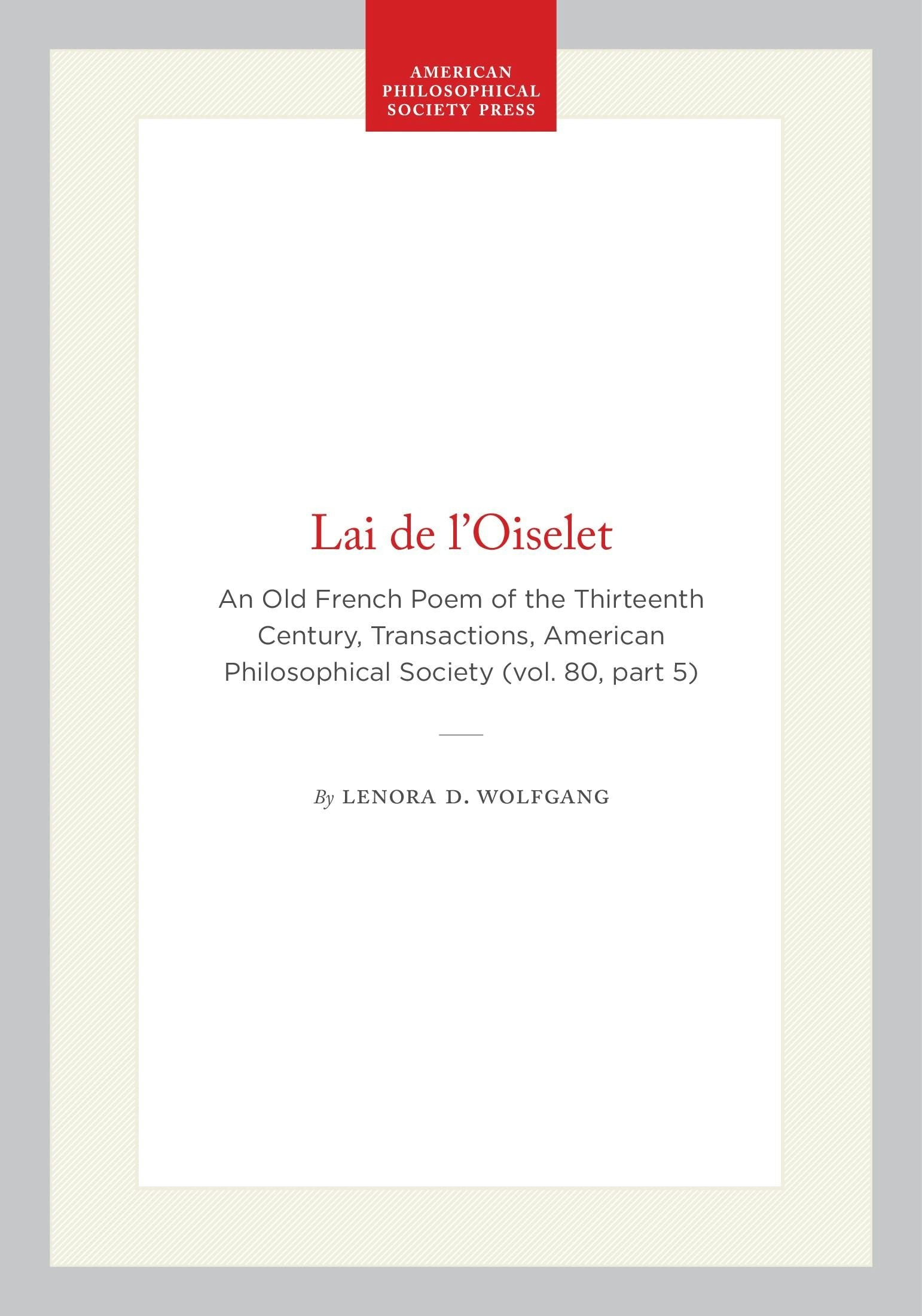 Lai de l'Oiselet