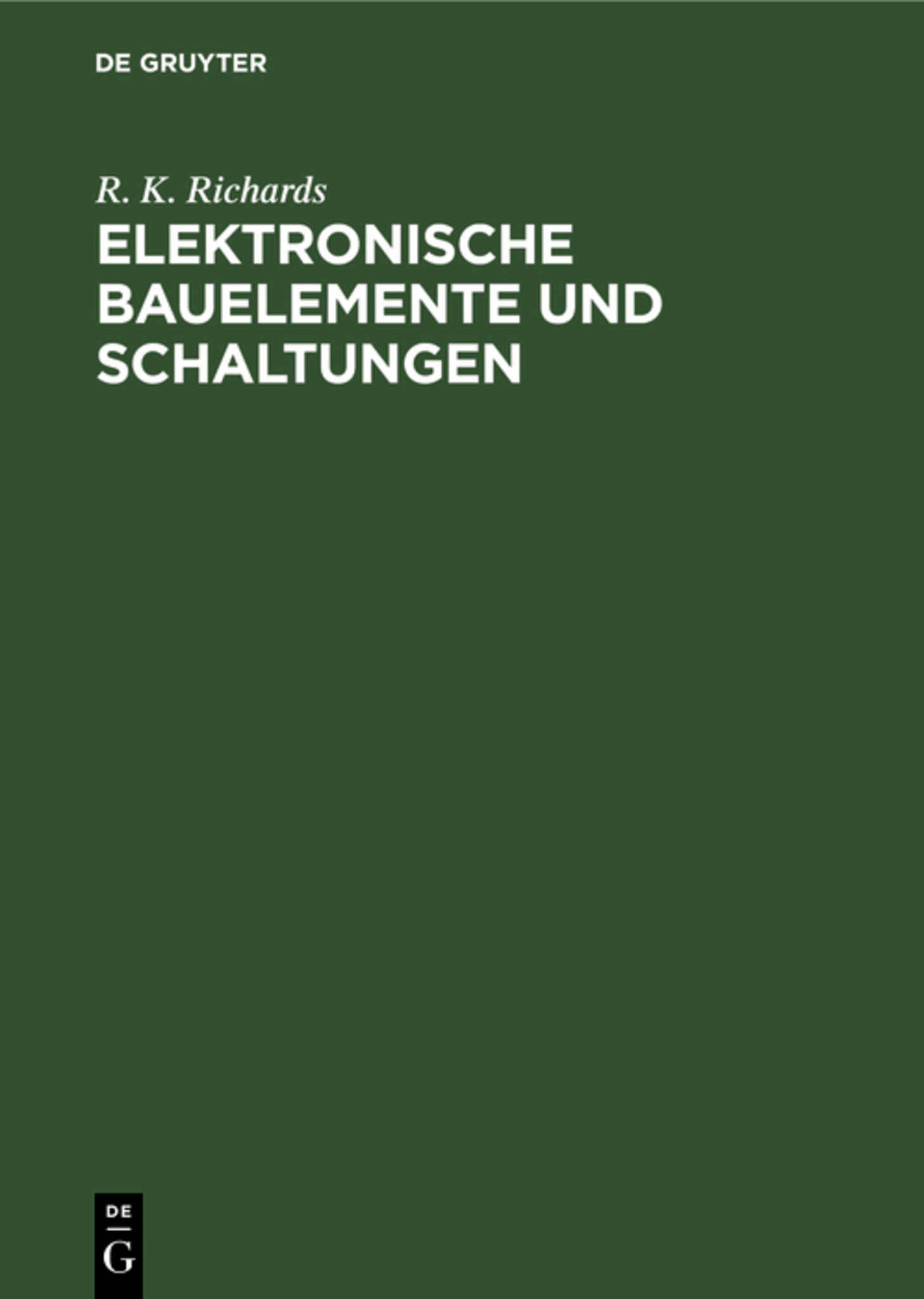Elektronische Bauelemente und Schaltungen