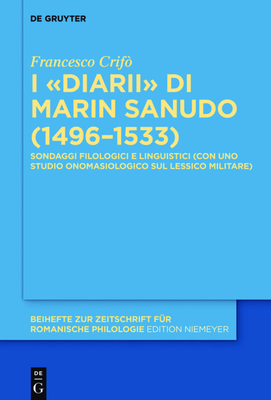 I «Diarii» di Marin Sanudo (1496–1533)