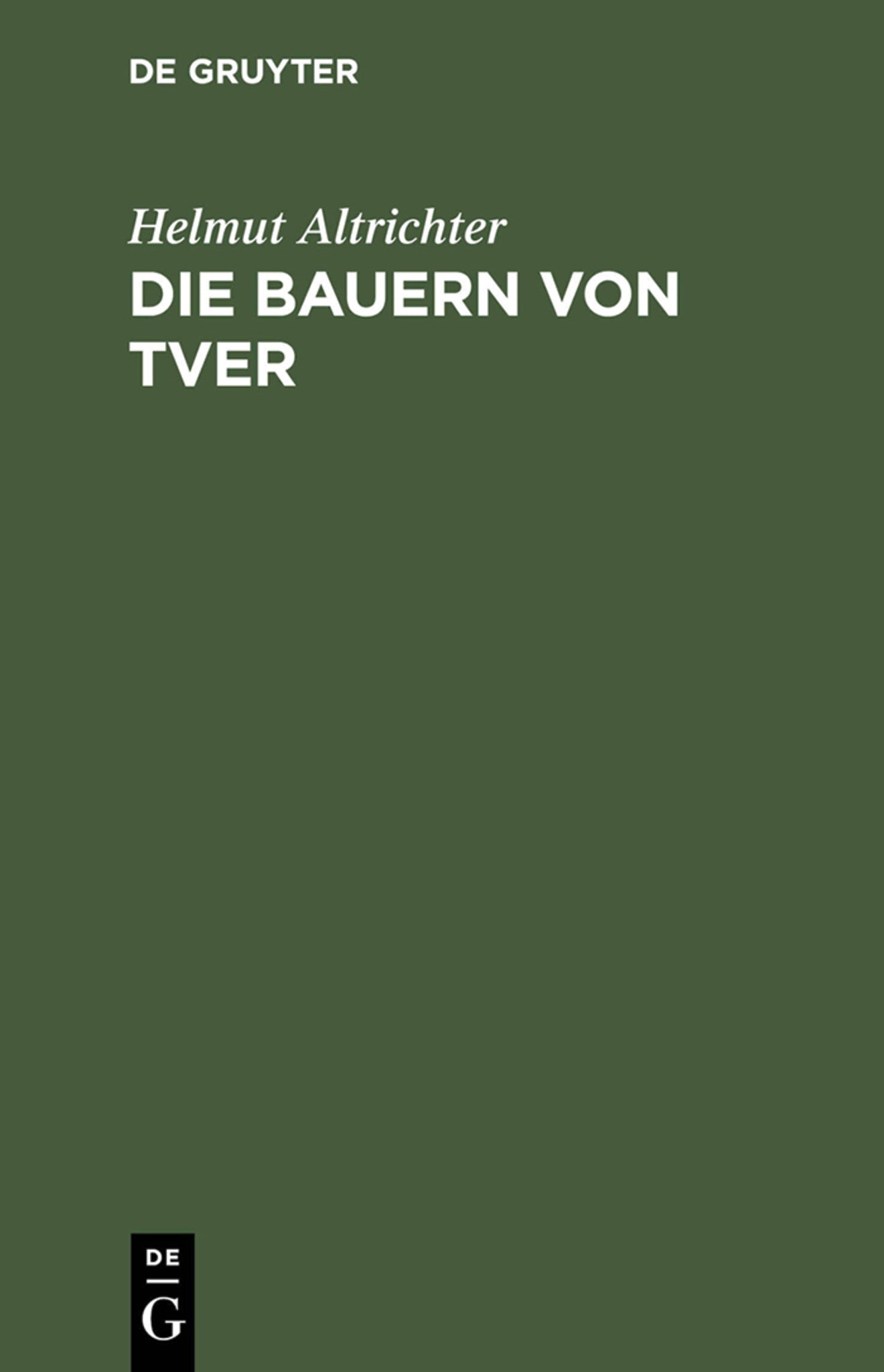 Die Bauern von Tver
