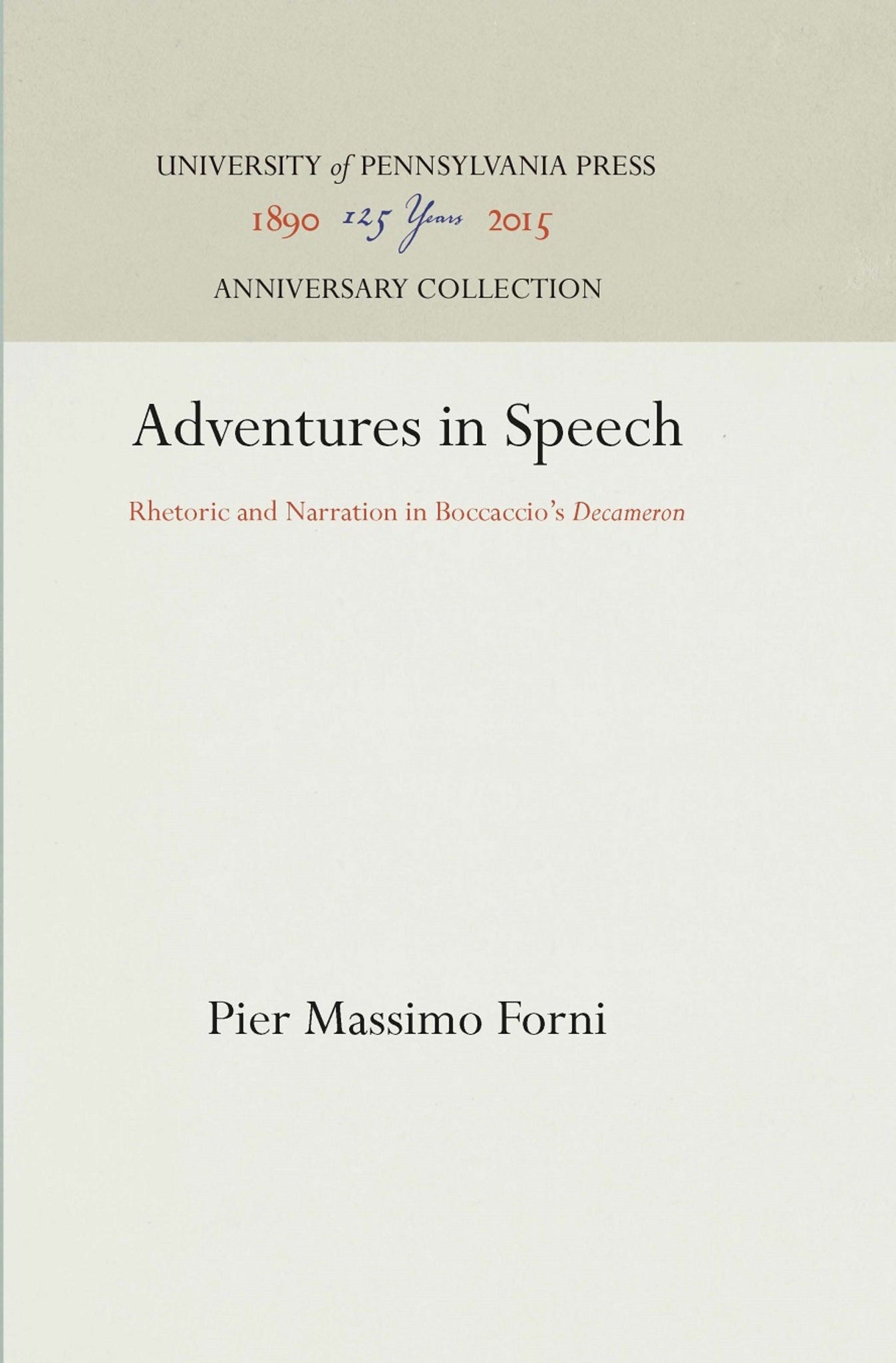 Adventures in Speech