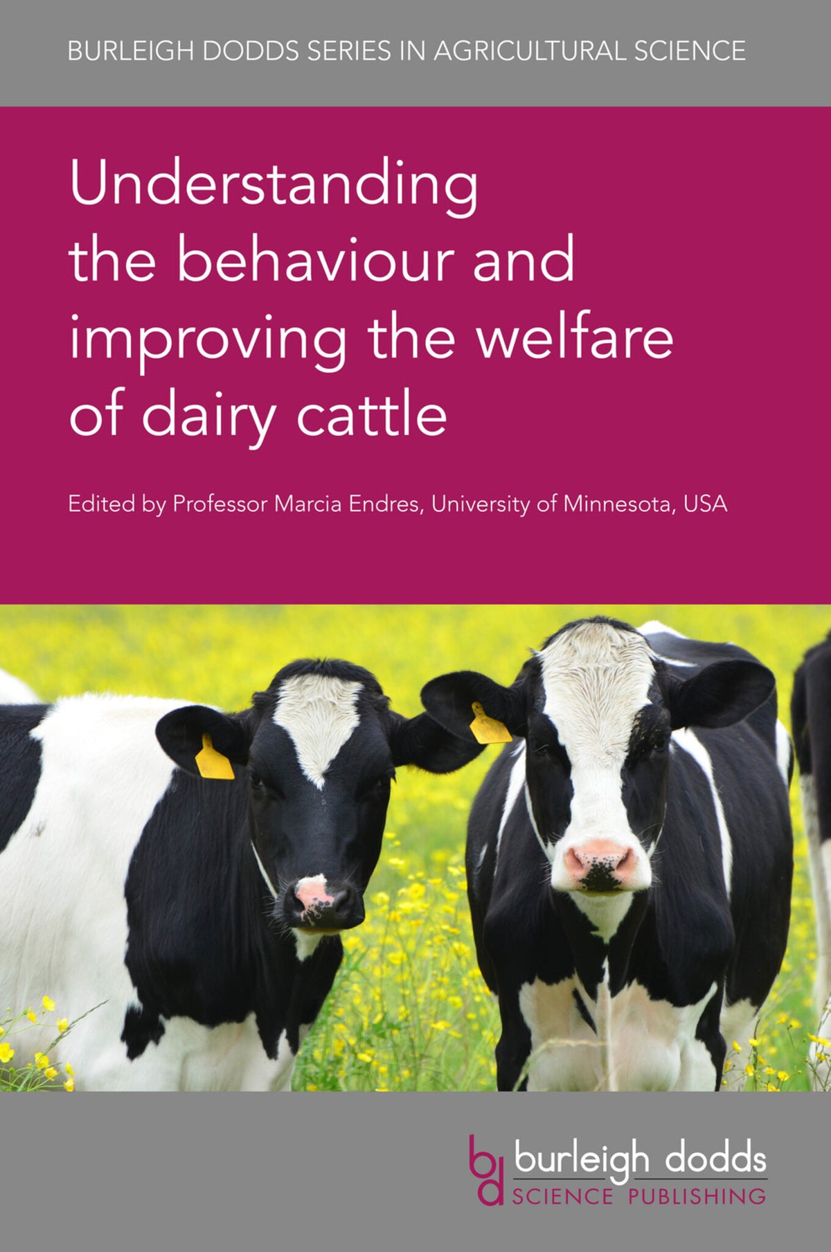 Cover image for Understanding the behaviour and improving the welfare of dairy cattle ISBN 9781786764614