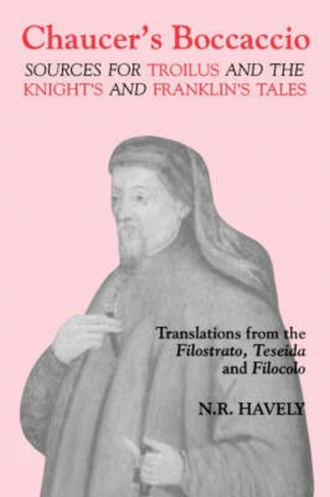 Cover image for Chaucer's Boccaccio ISBN 9780859913492