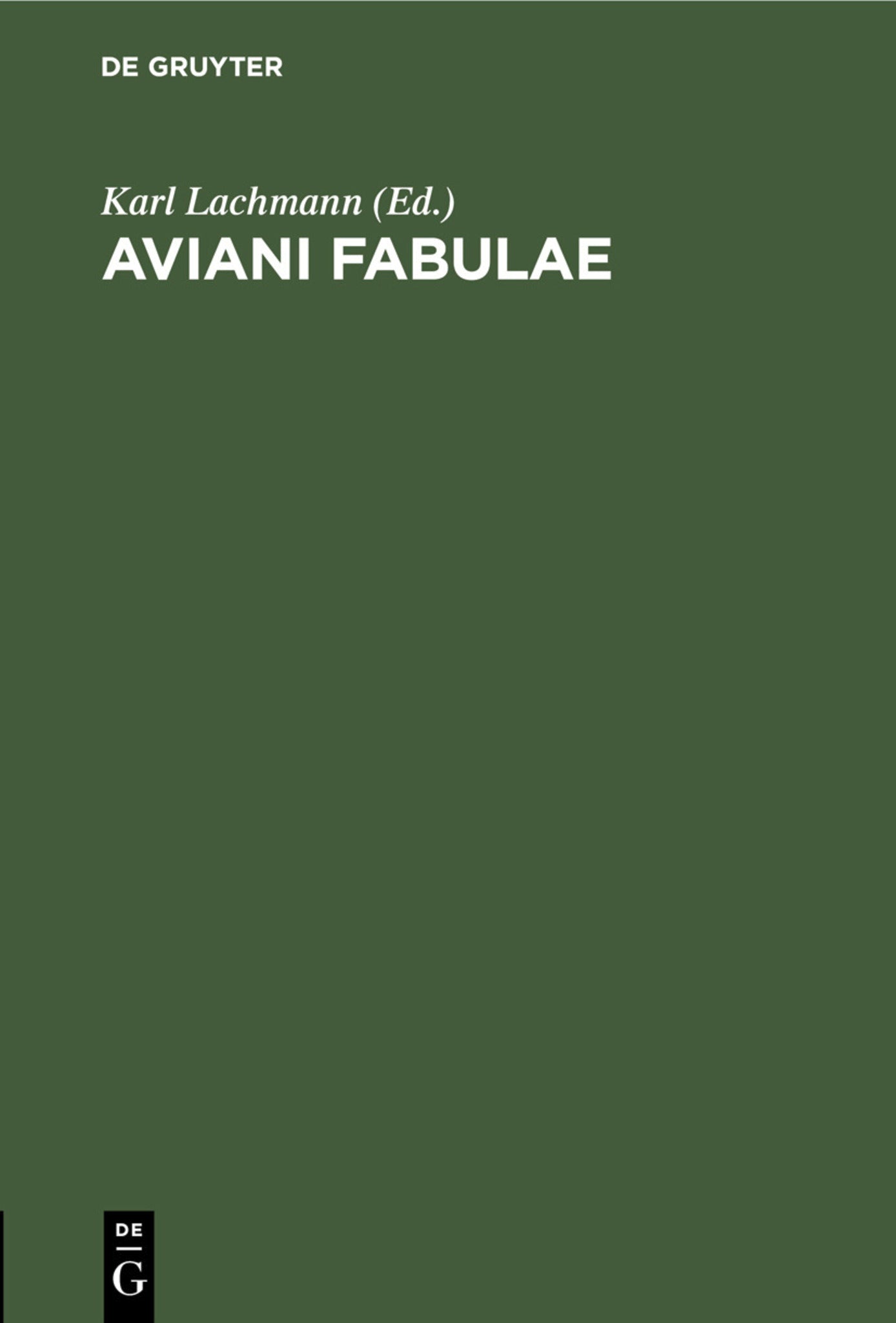 Aviani Fabulae
